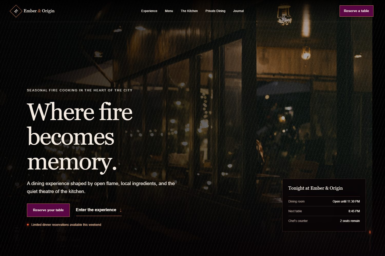 Ember & Origin project